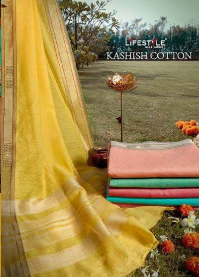 Kashish Cotton By Lifestyle Traditional Wear Saree Collection